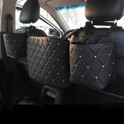 crystal rhinestone car seat organizer, view 6 - MRSLM