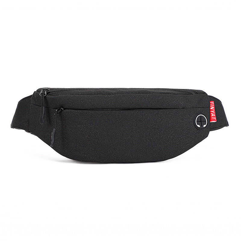 water repellent nylon chest bag, view 3 - MRSLM