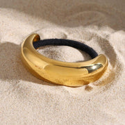 gold plated arc hairband, view 8 - MRSLM