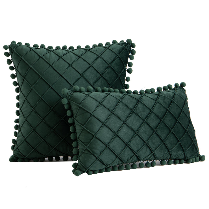 velvet plaid throw pillow covers, view 20 - MRSLM