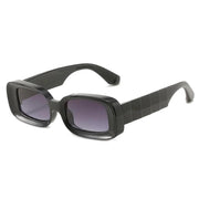 Clear plastic retro sunglasses, view 2 - MRSLM
