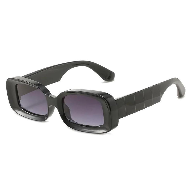 Clear plastic retro sunglasses, view 2 - MRSLM