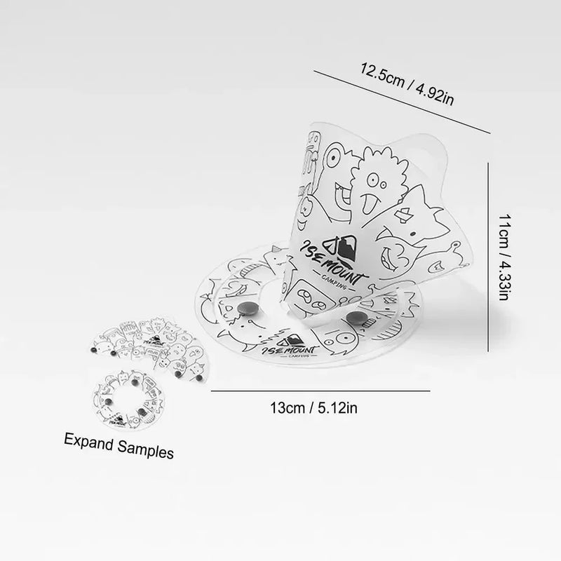 foldable camping tableware, view 4 - MRSLM