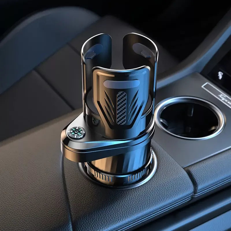 carbon fiber car cup holder with compass - MRSLM