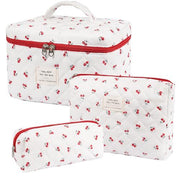 floral home storage cosmetic bag, view 8 - MRSLM