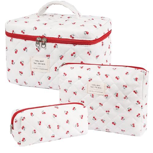 floral home storage cosmetic bag, view 8 - MRSLM