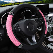 diamond steering wheel cover, view 4 - MRSLM