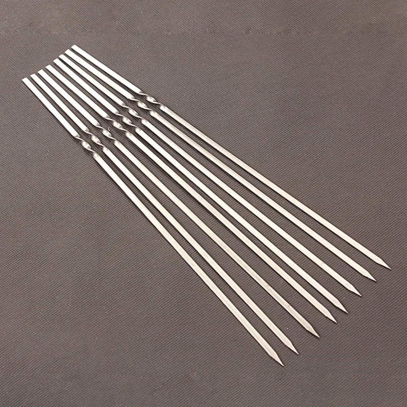 stainless steel BBQ skewers set, view 8 - MRSLM