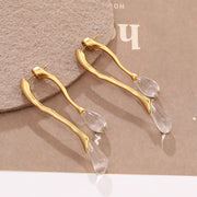 all match gold geometric earrings, view 6 - MRSLM
