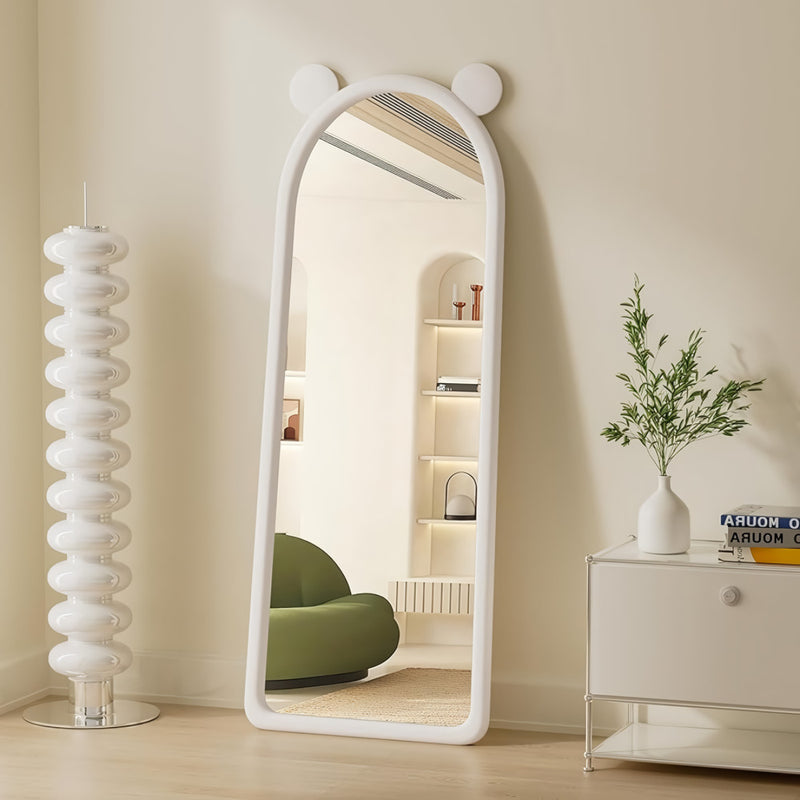 arched full-length flannel mirror, view 3 - MRSLM