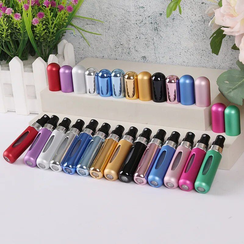 portable perfume atomizer, mini aluminum spray bottle, view 4 - MRSLM