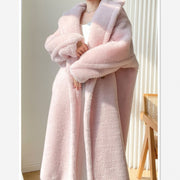 Women's soft lamb wool-style winter coat, view 7 - MRSLM