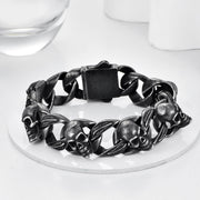 men's punk stainless steel bracelet - MRSLM