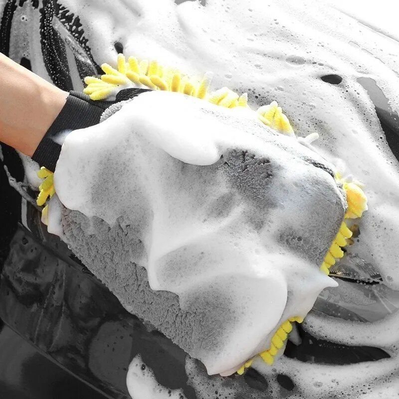 microfiber car wash glove, view 7 - MRSLM