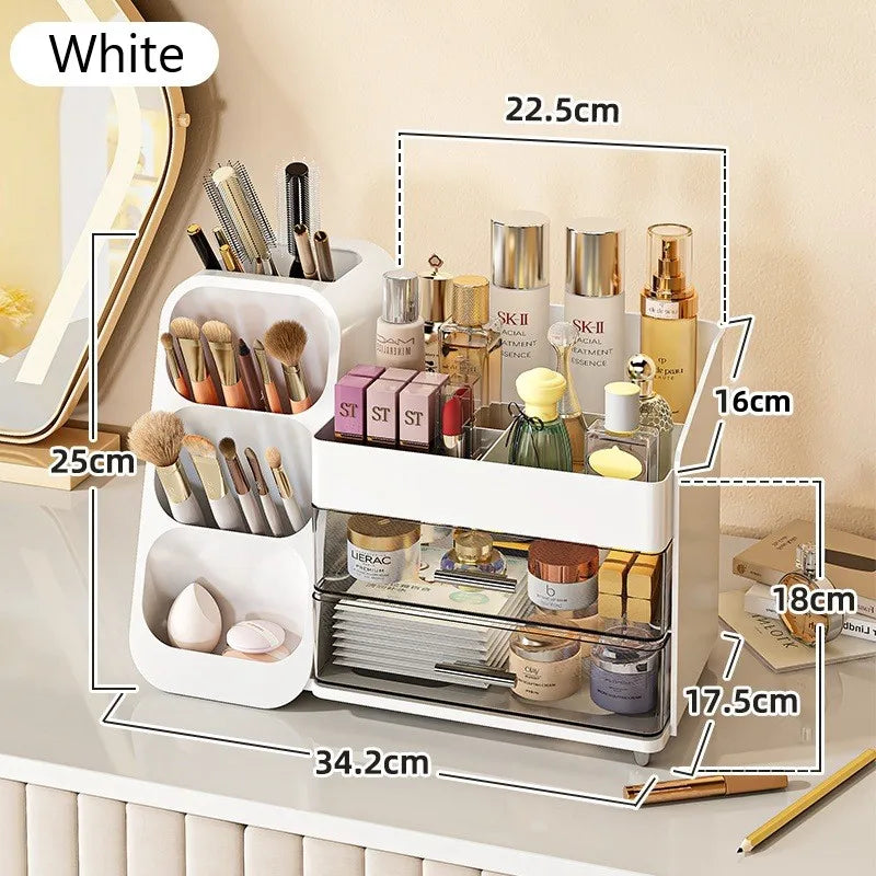 large makeup organizer with drawers, view 3 - MRSLM