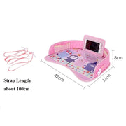 kids cartoon car seat travel tray, view 8 - MRSLM