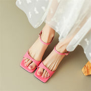 leather mule sandals, view 6 - MRSLM