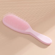 long handle anti-static scalp massage hair brush, view 2 - MRSLM