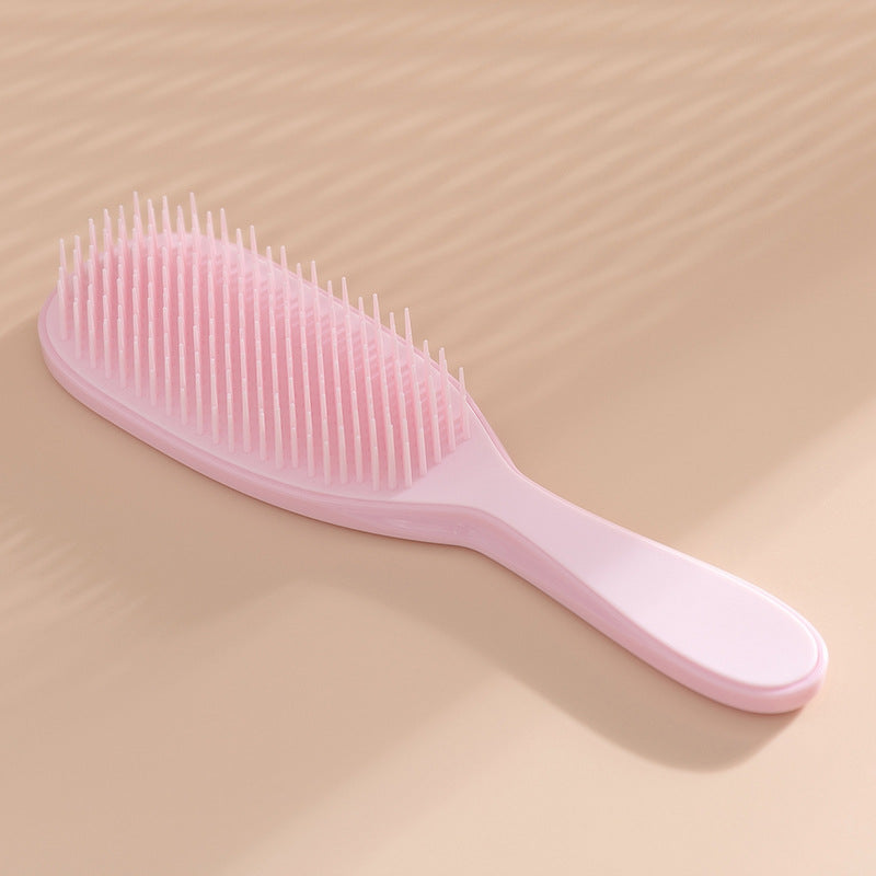 long handle anti-static scalp massage hair brush, view 2 - MRSLM