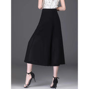 women's chiffon wide-leg capri pants, view 7 - MRSLM