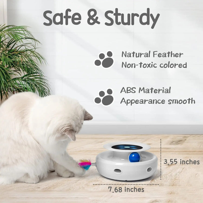 interactive cat toy with auto timer, view 5 - MRSLM