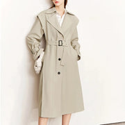 minimalist long trench coat - MRSLM