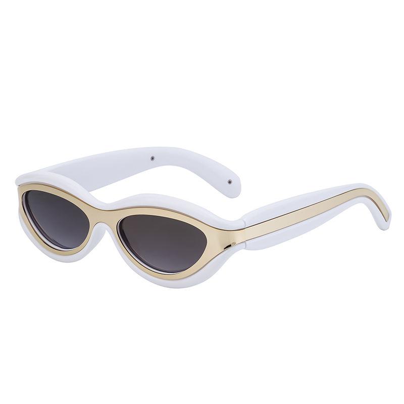 vintage steampunk round sunglasses, view 3 - MRSLM