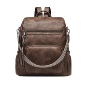 Retro women's casual laptop backpack, view 3 - MRSLM