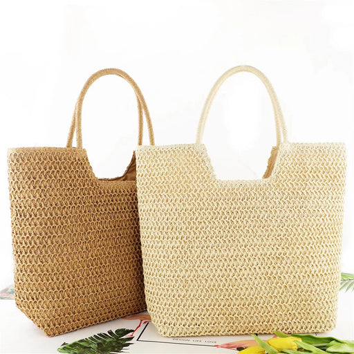 straw woven shoulder bag - MRSLM
