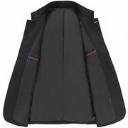 Men's stand collar slim top, view 5 - MRSLM