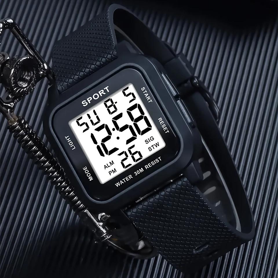 LED Waterproof Military Sports Men's Watch