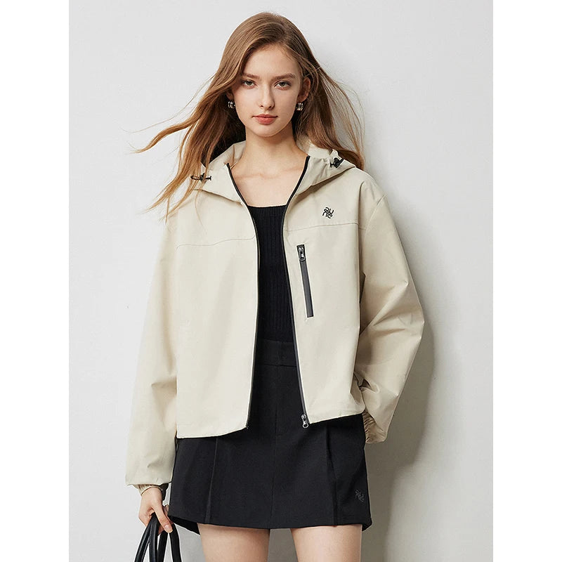 women's hooded workwear cardigan jacket, view 4 - MRSLM