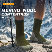 Wool hiking socks for men and women, view 10 - MRSLM