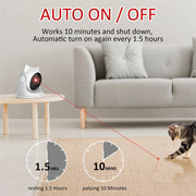 Automatic rechargeable laser cat toy, view 4 - MRSLM