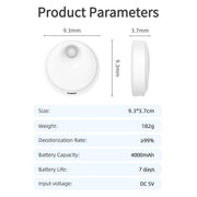 smart cat odor purifier, view 7 - MRSLM
