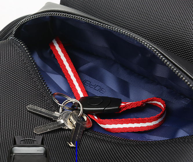 usb charging computer backpack, view 8 - MRSLM