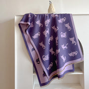 Women's long warm scarf, view 4 - MRSLM