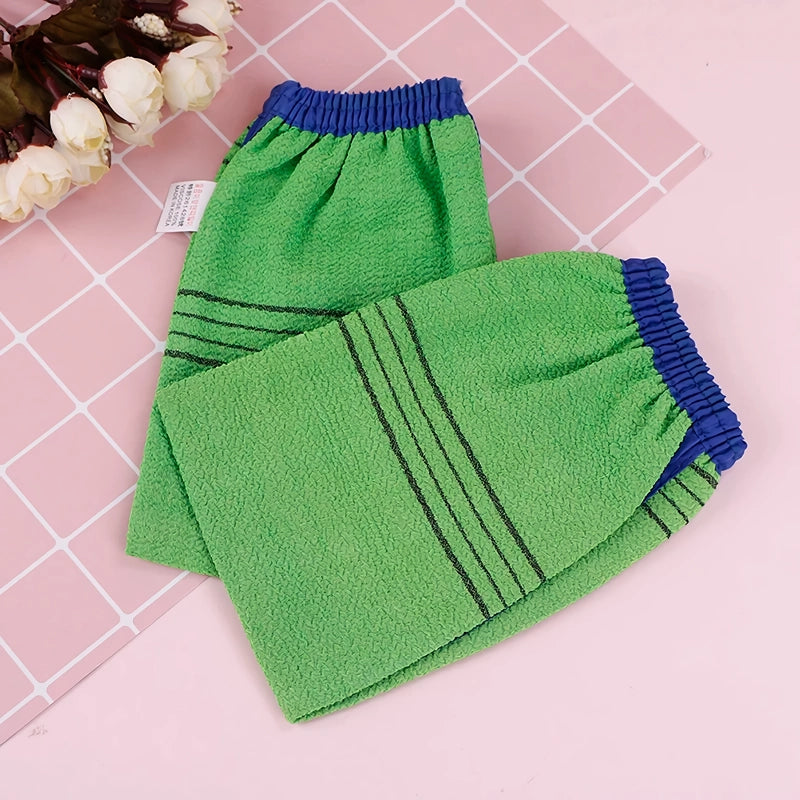 Two-sided bath glove, view 6 - MRSLM