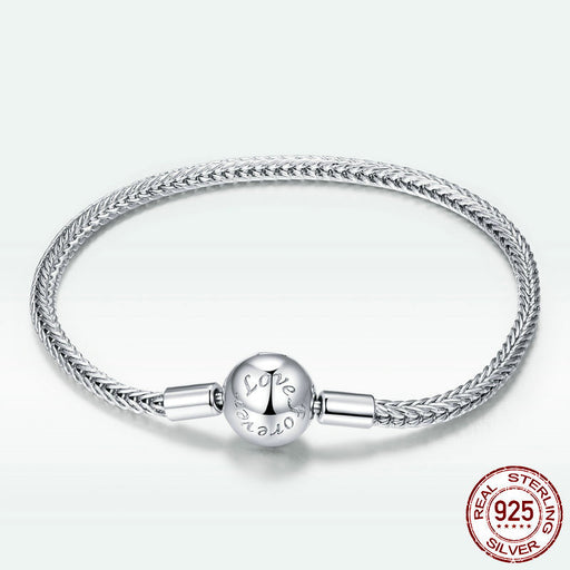 s925 sterling silver snake bone bracelet - MRSLM