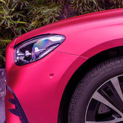 rose red chrome metallic vinyl wrap, view 7 - MRSLM