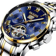 men's luminous hollow automatic mechanical watch, view 2 - MRSLM