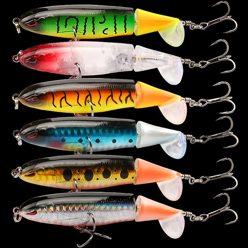 topwater fishing lures set, view 3 - MRSLM