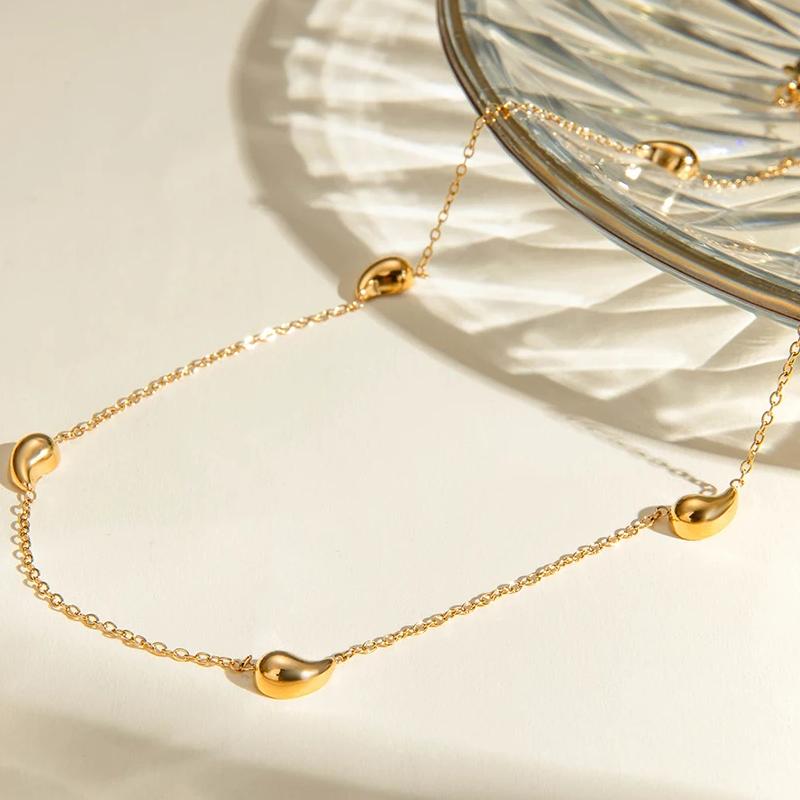 water drop necklace, view 5 - MRSLM