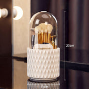 360 rotating makeup brush storage box, view 2 - MRSLM