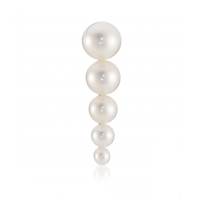 natural freshwater pearl earrings, view 5 - MRSLM