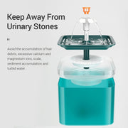 led cat water fountain, view 5 - MRSLM