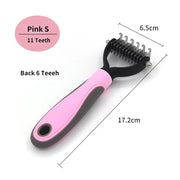 pet deshedding brush, view 2 - MRSLM