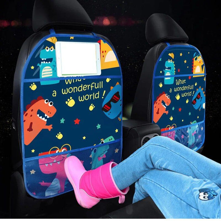 Cute Children Car Anti Kick Mat Car Seat Back Protector