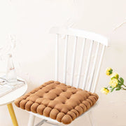 plush seat pad square back cushion, view 3 - MRSLM