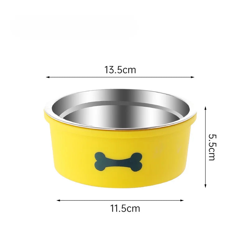 silicone non-slip pet bowl, view 5 - MRSLM